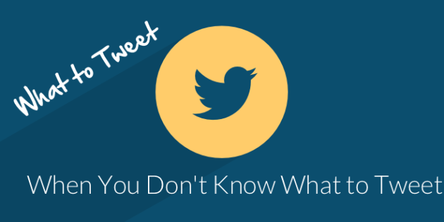 What to Tweet